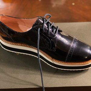 Atlantic Pacific x Halogen Platform Navy Oxfords  - 9M
